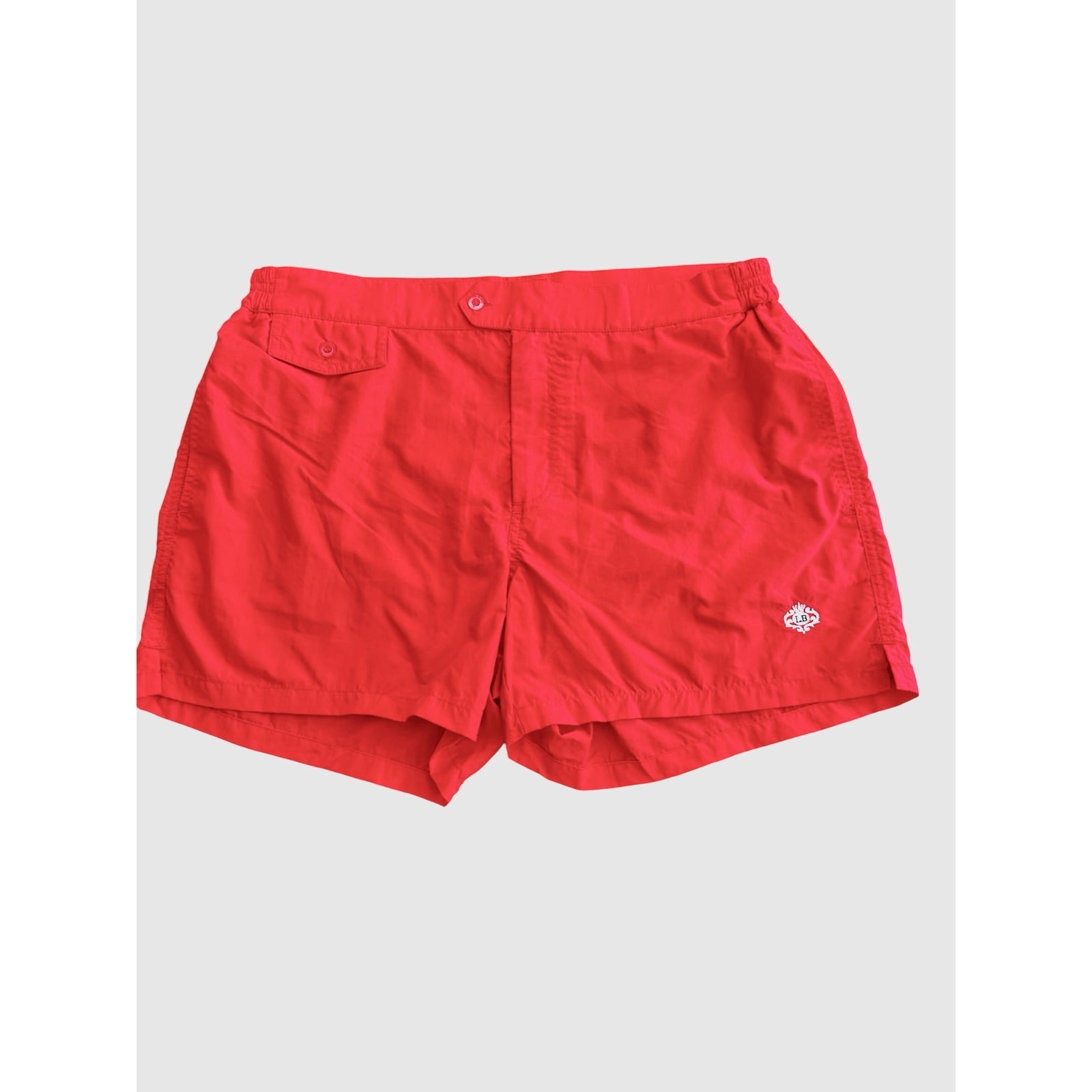 Luigi Borrelli Napoli Men’s Swim Trunks/Shorts. Sz Xl. Red. Italy